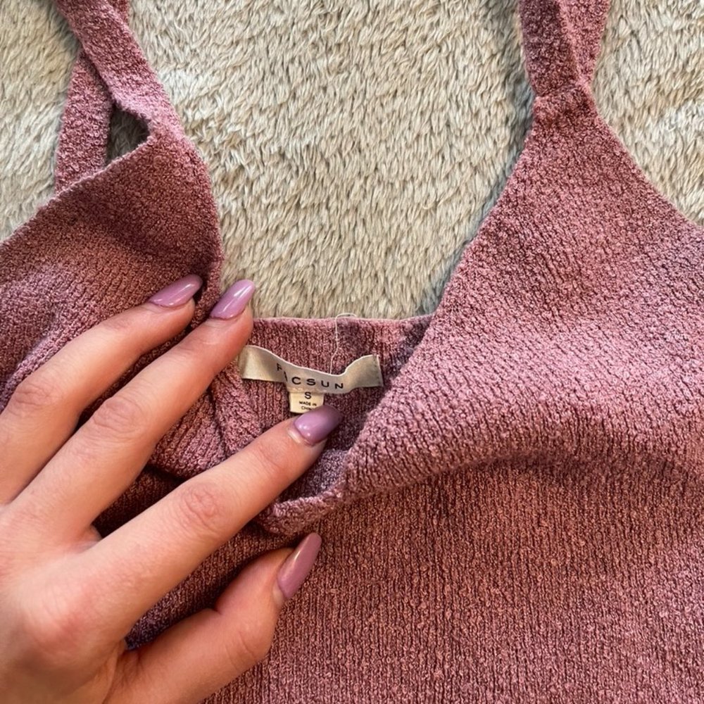 Pink Cropped TankTop